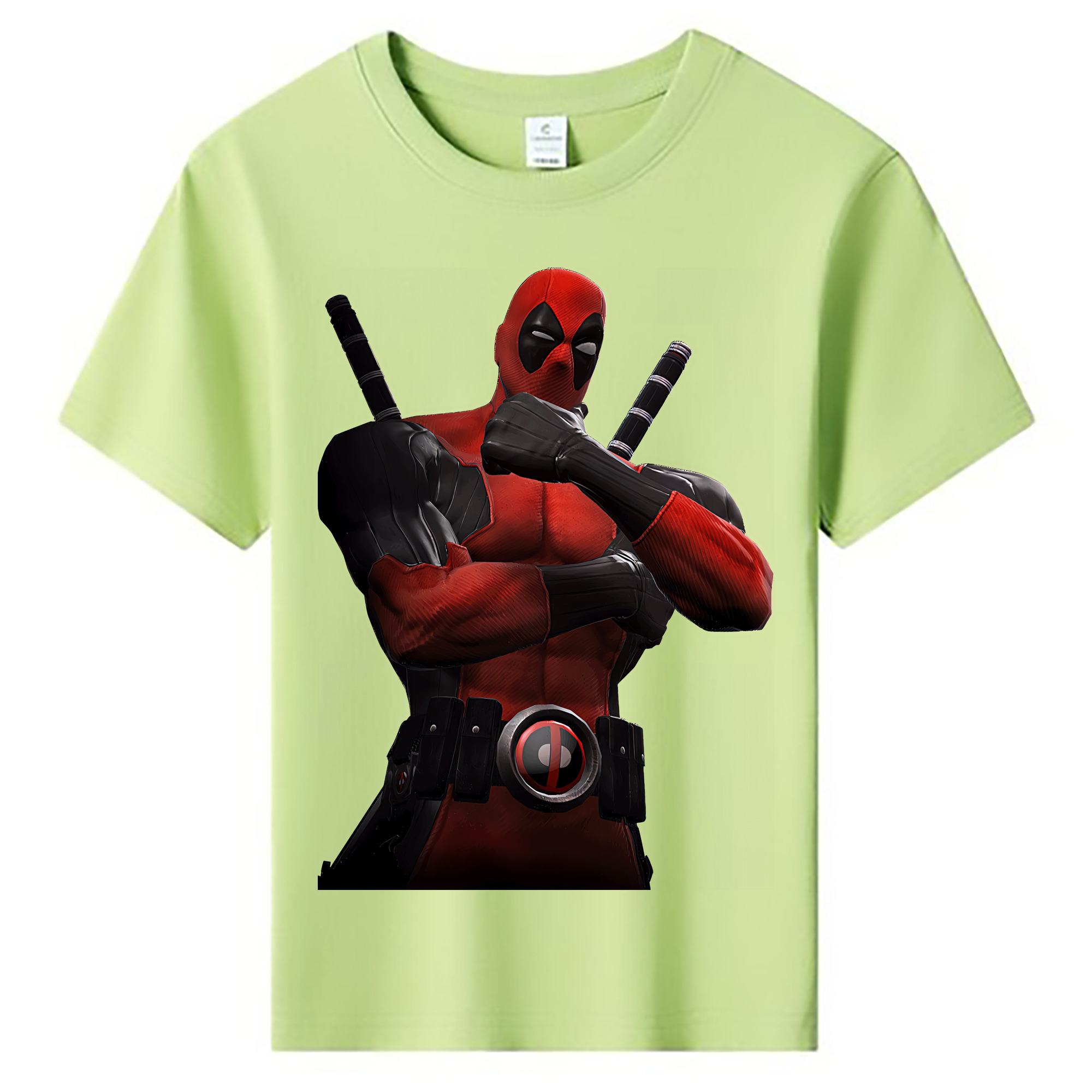 （画像用） Deadpool デッドプール 綿100％キッズTシャツ（フロントプリント）